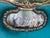 French 1980 French Artisan Louis XVI Gold Green Velvet Settee For Sale - Image 3 of 12
