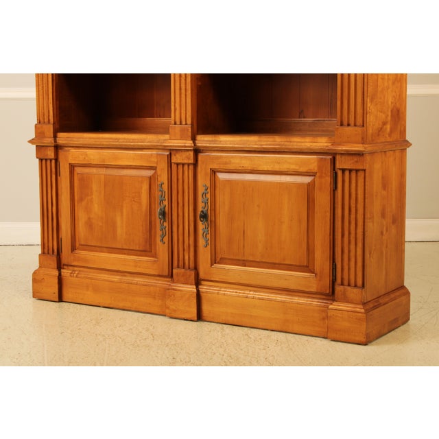 Ethan Allen Legacy Collection Open Bookcase Cabinet For Sale - Image 9 of 15