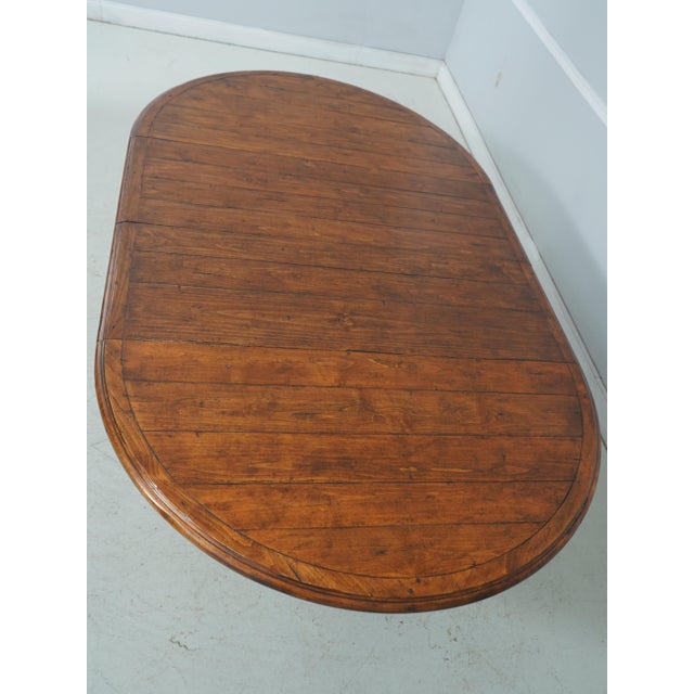 Guy Chaddok Round Distressed Dining Room Table For Sale - Image 15 of 18