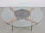 Round Glass Coffee Table with Wood X-Base, 1970 For Sale - Image 13 of 17