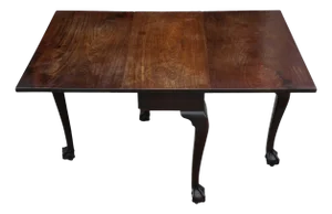 18th Century George II Mahogany Drop-Leaf Table, 1760