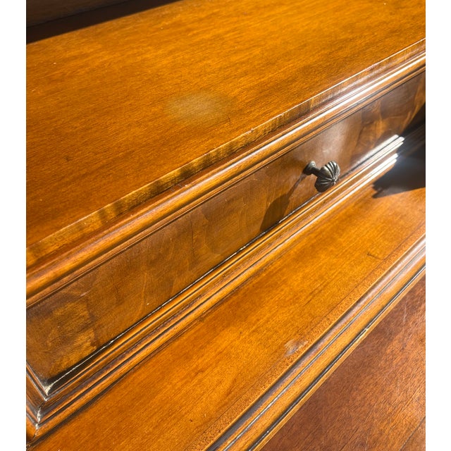 Large Antique Italian Walnut Buffet For Sale - Image 9 of 12