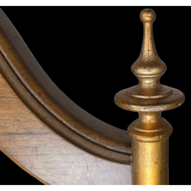 Pair of Mid 20th Century Federal (American Classical Revival) Style Wall Mirrors For Sale - Image 4 of 6