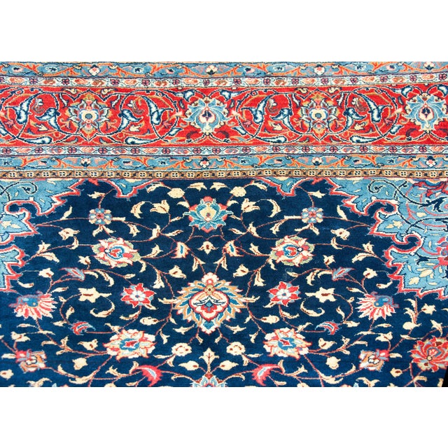 Vintage Persian Sarouk Rug For Sale - Image 15 of 16