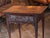 Example: 18th Century Carved English Side Table With Shell and Acanthus Drawer For Sale - Image 4 of 10