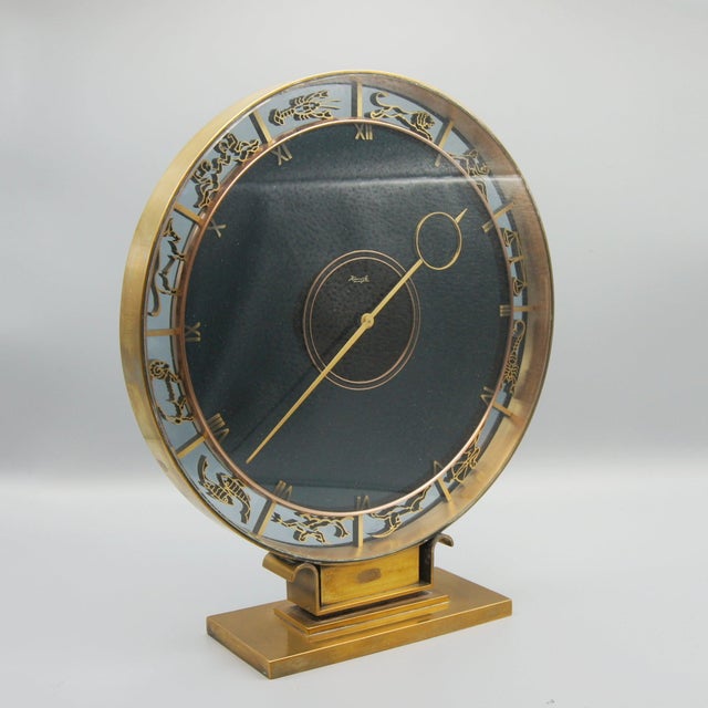An Art Deco Zodiac Mantel Clock designed by Heindrich Möller for Kienzle. Each hour represented by the twelve Zodiac Signs...