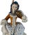 Mid 20th Century Vintage Porcelain Figural Lamp Young Man & Woman- A Pair For Sale - Image 5 of 16