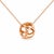 Modern Tiffany & Co. Atlas X Open Pendant Necklace 18k Rose Gold For Sale - Image 3 of 6