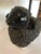 2000 - 2009 Handmade Black Ceramic Sheep Lamp For Sale - Image 5 of 9