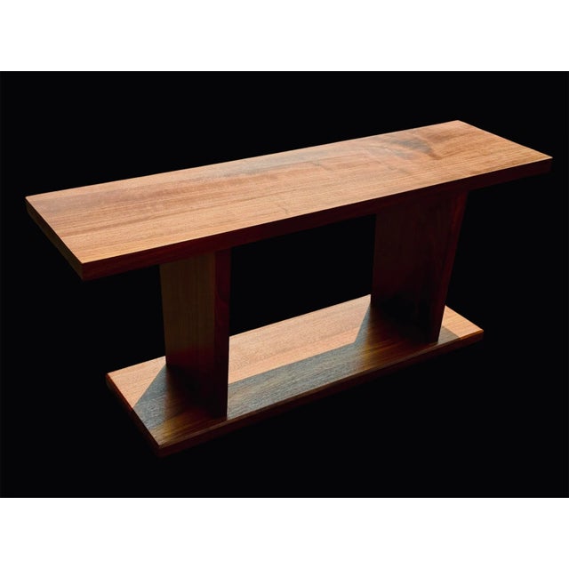 Solid Walnut & Ash Coffee Table – George Nakashima–Inspired – Entryway or Dining Bench For Sale In New York - Image 6 of 16