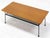 Wood Mid-Century Modern Rectangle Coffee Table by Freda Diamond Mesh Shelf Wire Legs For Sale - Image 7 of 8
