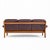 Ekornes Mid Century Norwegian Teak and Leather Montana Sofa For Sale In Chicago - Image 6 of 9
