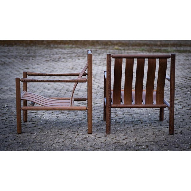 1960s Wenge Lounge Chairs by Jørn Nilson, Denmark, 1966, Set of 2 For Sale - Image 5 of 9