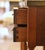 Gray Pair of Vintage French Louis XVI Marble Top Mahogany Two-Drawer Nightstands For Sale - Image 8 of 14