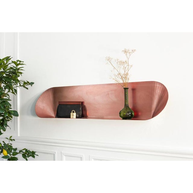 Contemporary Shell Shelf in Copper by Julien Vidame For Sale - Image 3 of 6