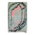 Mint Green Swedish Rya rug no. j3724 For Sale