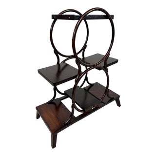 Vienna Secession 4-Tier Bentwood Plant Stand from Thonet, 1910 For Sale