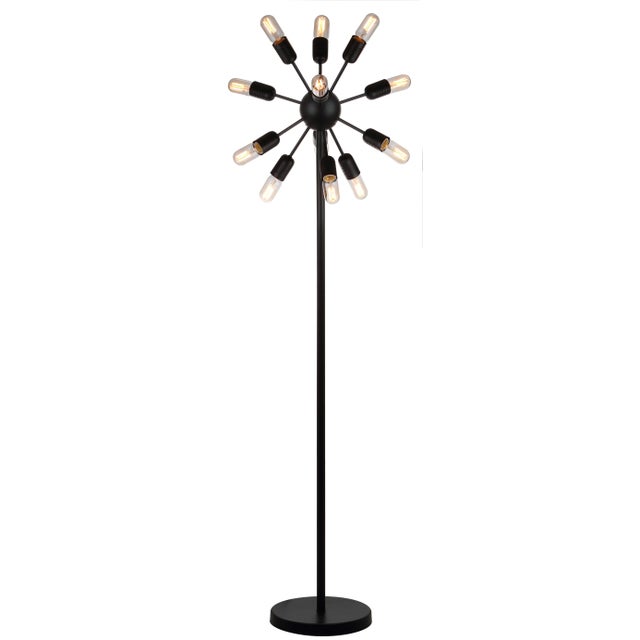 The industrial chic style of this contemporary floor lamp captures the spirit of the new UK boutique hotel created from a...