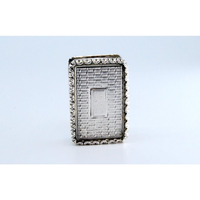 Silver and Gold Vinaigrette Box For Sale - Image 9 of 10