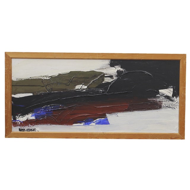 Hans Osswald, Hurricane, 1960s, Oil on Panel, Framed For Sale - Image 17 of 17