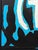 Wood Paul Reeves "Codex" Contemporary Black, Blue & White Expressionist Abstract Gesture Painting, 2025 For Sale - Image 7 of 10