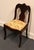 Traditional Vintage Antique Flame Mahogany Traditional Style Dining Side Chair For Sale - Image 3 of 7