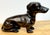 French School Patinated Bronze Dachshund Sculpture This finely cast French School patinated bronze dachshund sculpture...