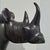 Late 20th Century African Ebonized Wood Figure of a Rhinoceros For Sale - Image 4 of 9