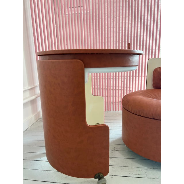 1960s Luigi Massoni for Poltrana Frau Dilly Dilly Vanity - Set of 2 For Sale - Image 11 of 12