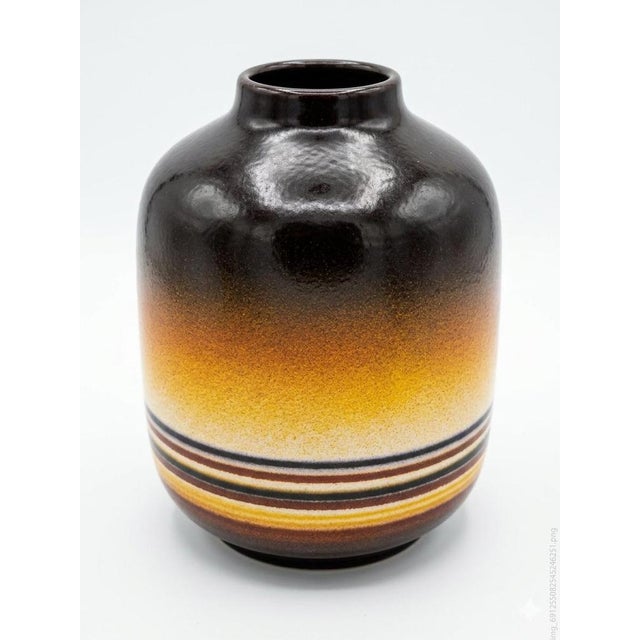Spanish Ceramic Vase by Joan Serra, 1960s, in Very Good conditions. Designed 1960 to 1969 This piece has an attribution...