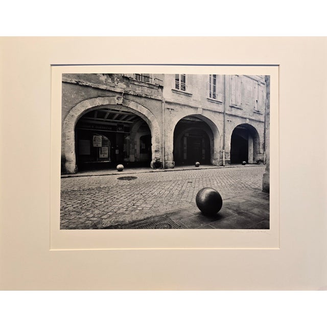 Evan Deutsch "Brass Balls of Tarascon" Signed B&w Silver Gelatin Photo For Sale - Image 4 of 11