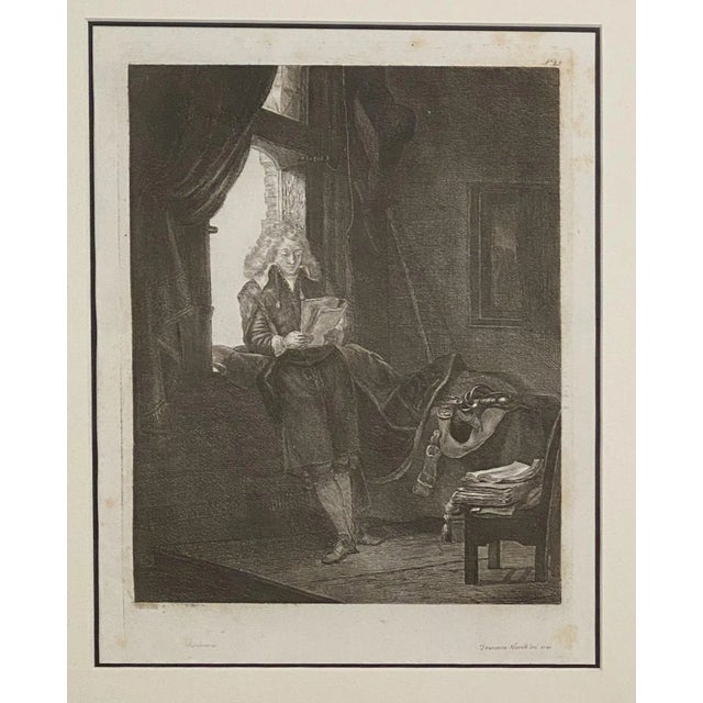 Rembrandt etching done by Francesco Novelli, Italy circa 1770.