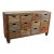 Bayshore 12 Drawer Countdown Console / Dresser 60"- Multi Color For Sale