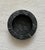 Black & White Marble Canister With Lid and Matching Dish/Ashtray, Etched Procession of Horses, Chariots, Robed Men For Sale - Image 10 of 11