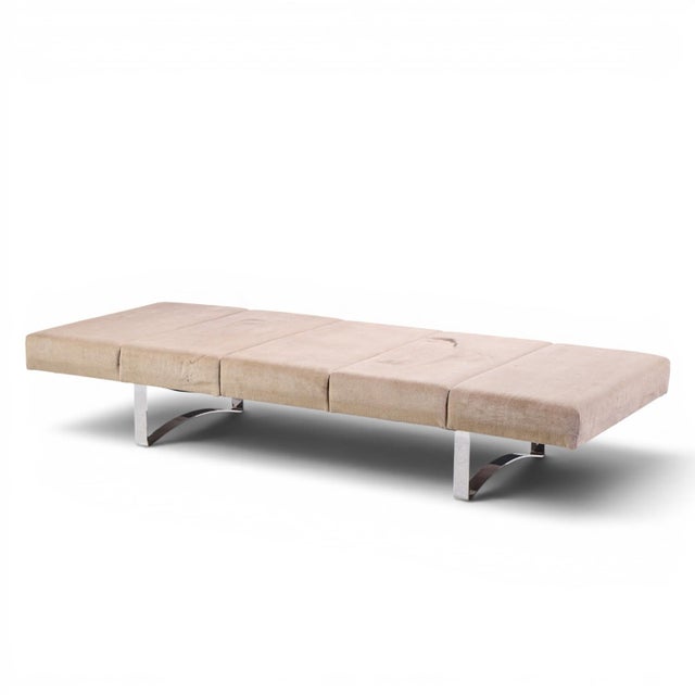 Silver Bodil Kjaer Mid Century Daybed Bench For Sale - Image 8 of 9