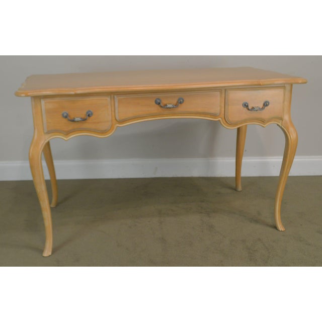 Ethan Allen French Country Style Maple Writing Desk Chairish