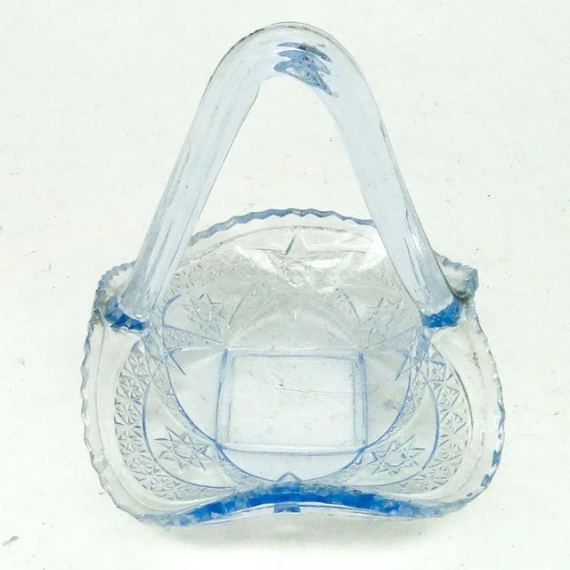 Glass Art Nouveau Bowl from Ząbkowice Glassworks, Poland, 1950s For Sale - Image 7 of 8