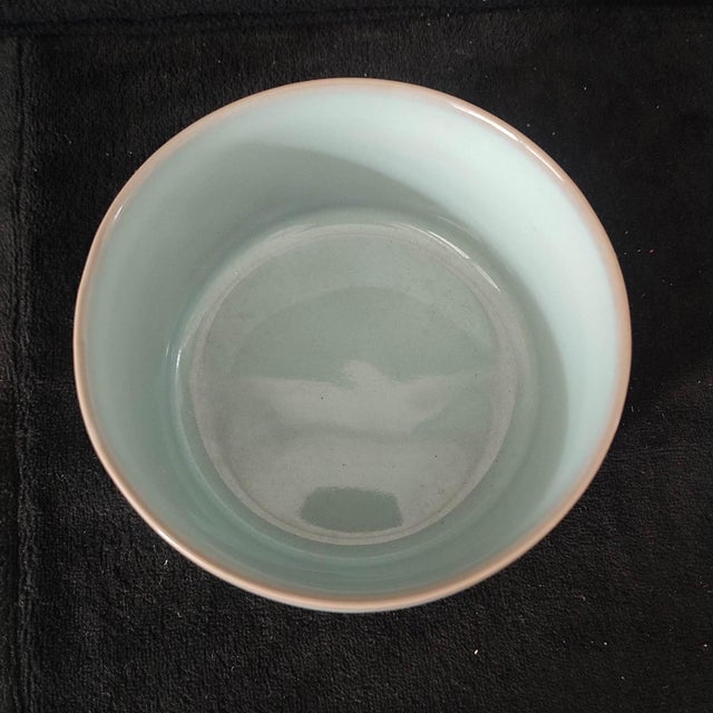 Chinese Ceramic Censer,Ru Ware Celadon Glaze Porcelain Censer Hand Painted String Pattern For Sale - Image 4 of 9