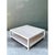 Vintage White Wood Square Coffee Table For Sale - Image 9 of 12