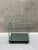 Postmodern Italian Curved Green Glass Bar Cart by Fiam, 1980s For Sale - Image 4 of 11