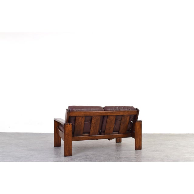 Wood Brutalist Bonanza Sofa by Esko Pajamies for Asko, 1960s. For Sale - Image 7 of 15