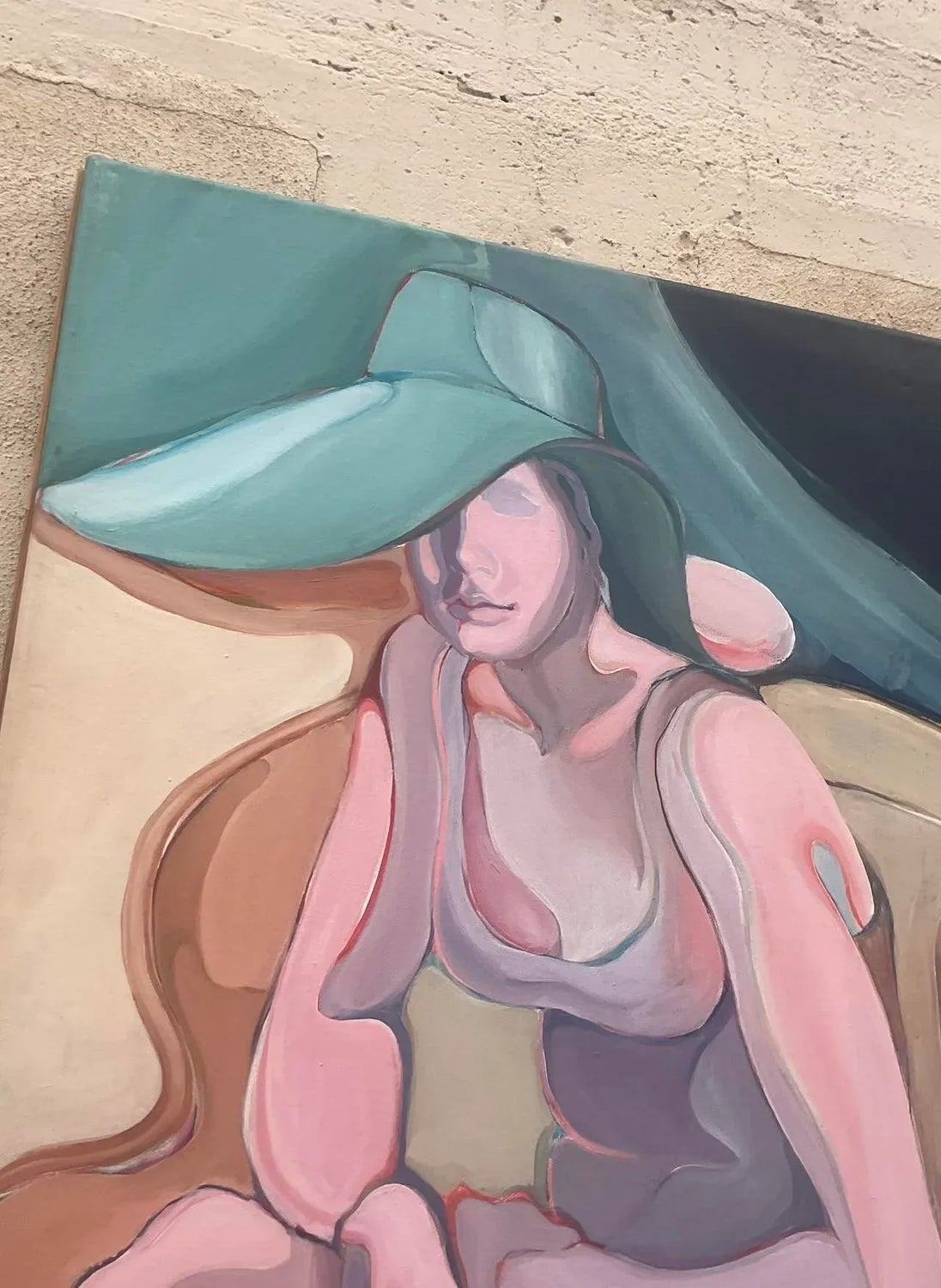 Vintage Monumental Abstract Expressionism Original Oil on Canvas Signed & Dated 1969 — additional photo 7