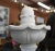 Italian Marble Garden Fountain For Sale - Image 6 of 8