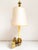 Vintage Neoclassical Brass Wall Lamp with Off-White Shade, 1970s For Sale - Image 6 of 18