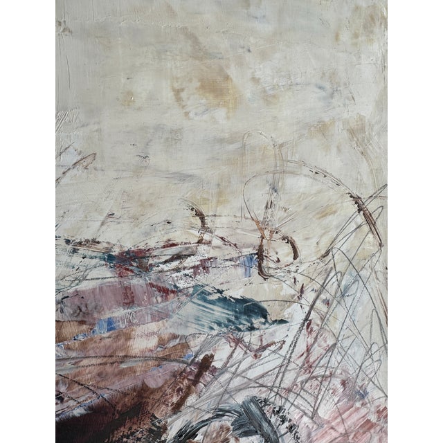 Brown Bramble (Covert) Oil on Aluminum Painting by Joan Jardine 2018 For Sale - Image 8 of 18