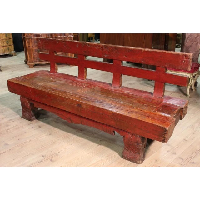 Set of Vintage Table and Benches, 1960s For Sale - Image 13 of 18