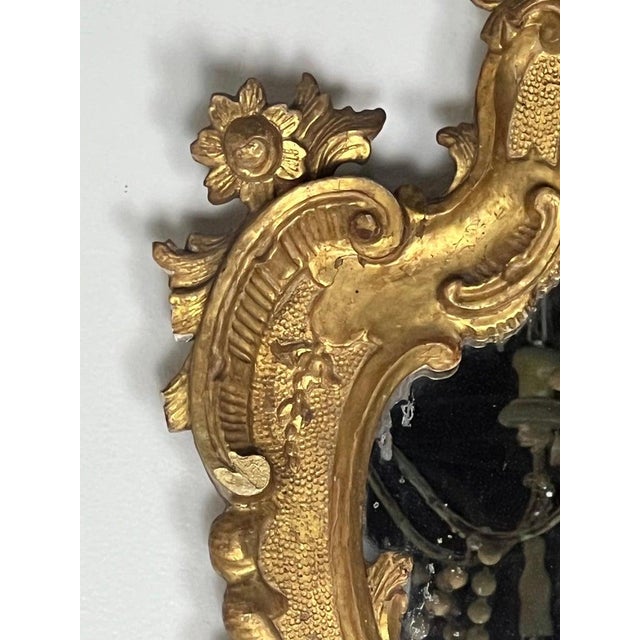 Gold 19th Century Italian Carved Giltwood Mirrors For Sale - Image 8 of 14