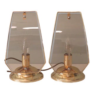 Bedside Table Lamps, Netherlands, 1970s, Set of 2 For Sale