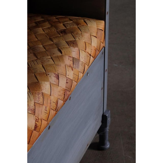 Animal Skin Aluminium Chair Edition 3-50/200 attributed to Mats Theselius for Källemo, 1990s For Sale - Image 7 of 15