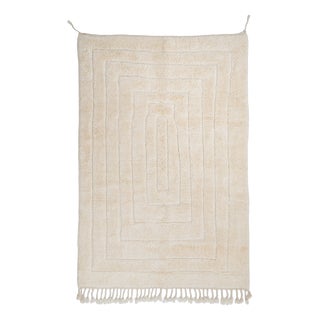 Hand-Knotted Wool Rug by Azele Studio For Sale